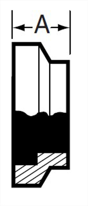 Picture of FEMALE E-LINE FERRULE SHORT T316L 3A