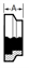 Picture of FEMALE SCH.5 E-LINE SHORT WELD FERRULE  T316L