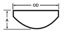 Picture of UNPOLISHED TUBE O.D. WELD CAP T304