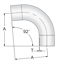 Picture of 92 DEG ELBOW BUTTWELD  T316L 15RA EP ID/32RA OD SF4