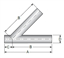 Picture of 45 DEGREE WELD LATERAL T316L 20 RA ID/32 RA OD SF1