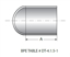 Picture of BUTTWELD CAP  T316L 20 RA ID/32 RA OD SF1