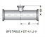 Picture of SHORT OUTLET REDUCING CLAMP TEE  6 MO 20 RA ID/32 RA OD SF1