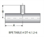 Picture of REDUCING TEE BUTTWELD A22 20 RA EP ID/32 RA  OD SF5