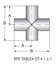 Picture of CROSS BUTTWELD A22 20 RA EP ID/32 RA  OD SF5