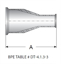 Picture of SHORT CONCENTRIC REDUCER CLAMP A22 20RA ID/32 RA OD SF1