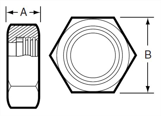 13H - Hex Nut